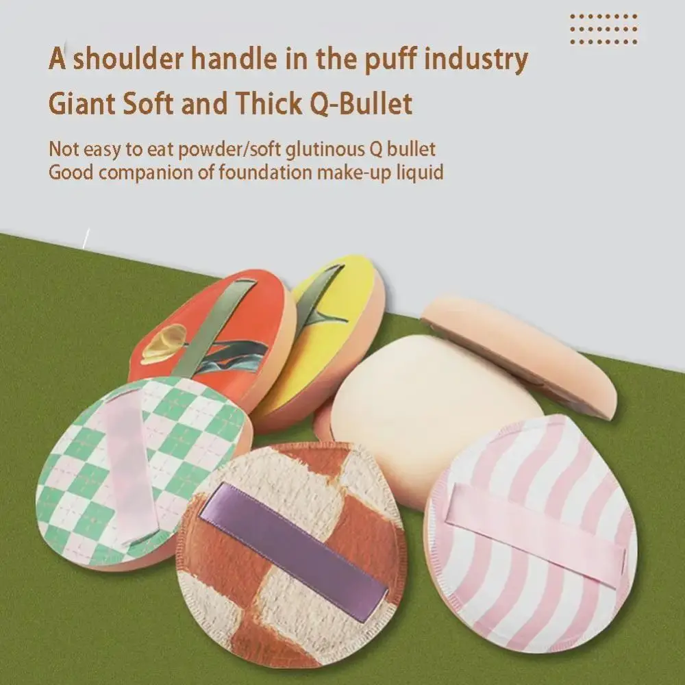 

Supersoft Makeup Sponges Professional Round Dry and Wet Air Cushion Durable Practicability Powder Sponge Make Up