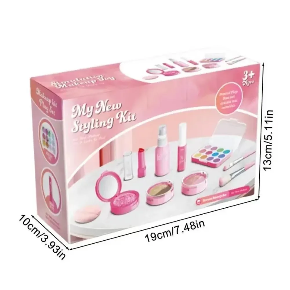Kids Pretend Play Makeup Beauty Set For Little Girls Makeup Kit Pretend Toys Imaginative Cosmetic Set Toy For Girls