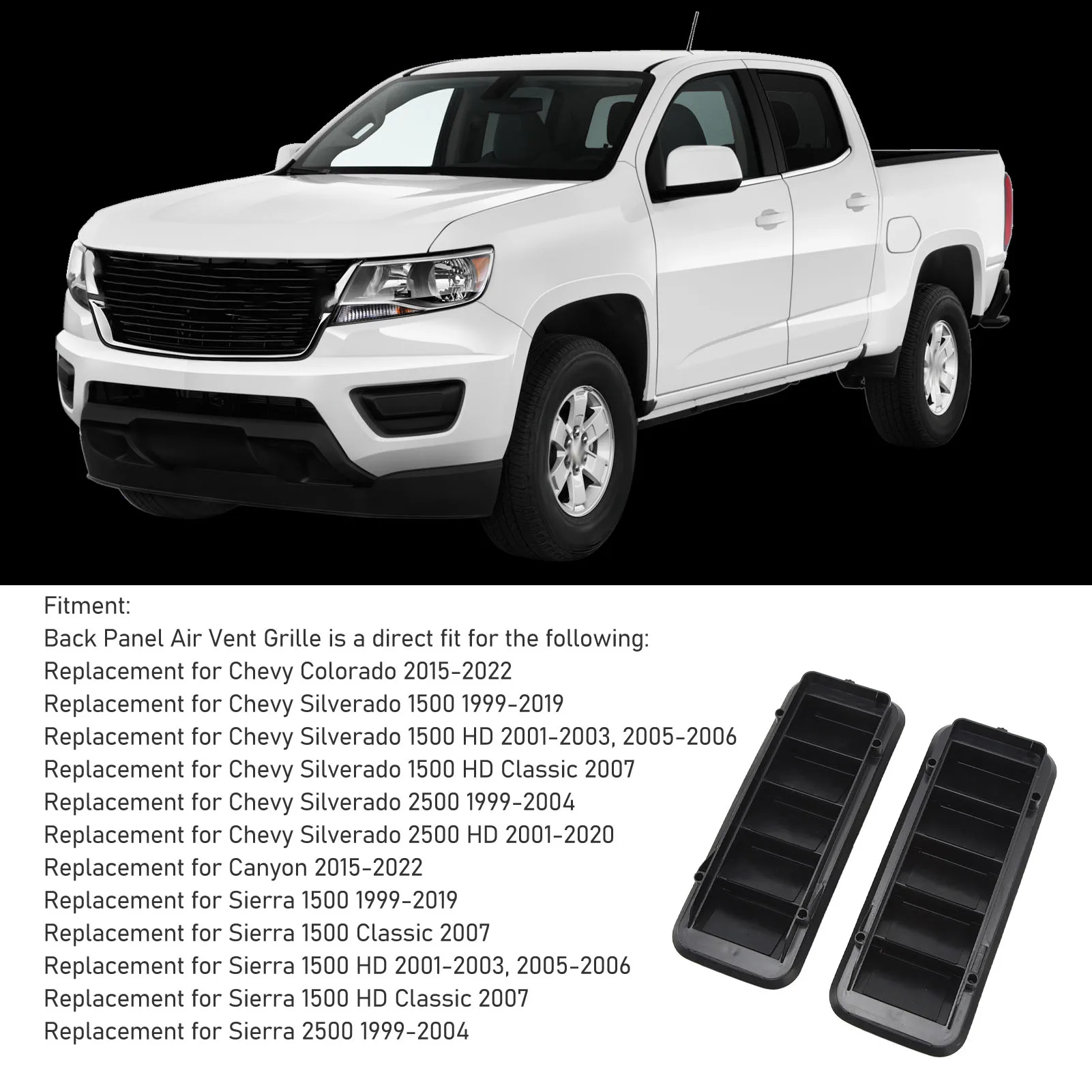 شبكة تخفيف فتحة تهوية اللوحة الخلفية 13596856 بديل...