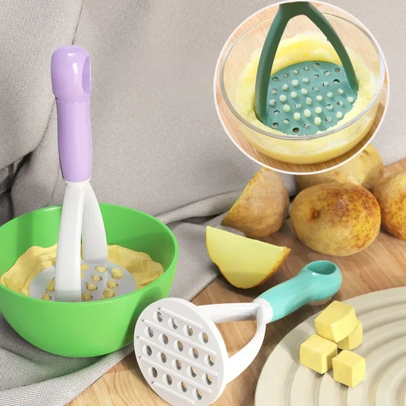 Baby Complementary Food Tools Manual Masher for Mashed Potatoes Purple Potato Masher Baby Food Processor Kitchen Tools