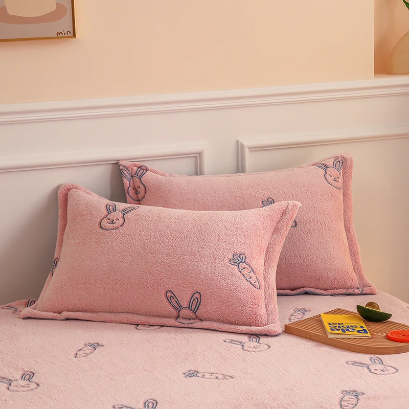 Winter Warm Bed Sheets Skin-friendly Fleece Bedspread Sofa Blanket Flannel Throw Quilted Coverlet Bed Flat Sheet Couch Bedding