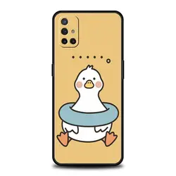 Soft Silicone Phone Case with Duck Art Design for OnePlus 9 (A4)