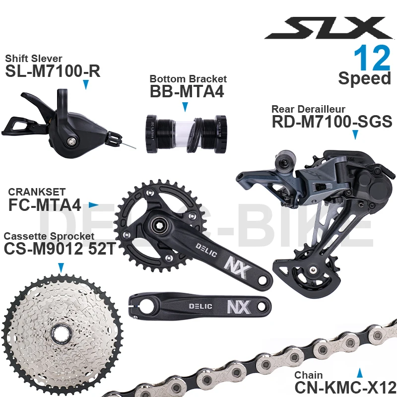 Shimano Slx M7100 1x12 Disc Brake Groupset Shimano Slx M7100 Groupset