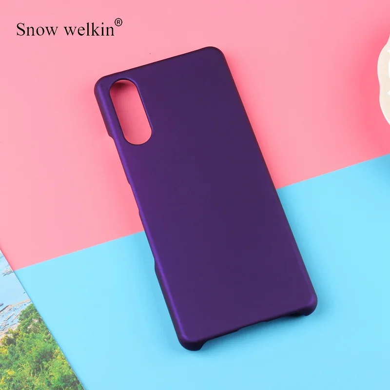 Sleek Matte Hard Plastic Case Cover for Sony Xperia - Durable Protection and Stylish Design