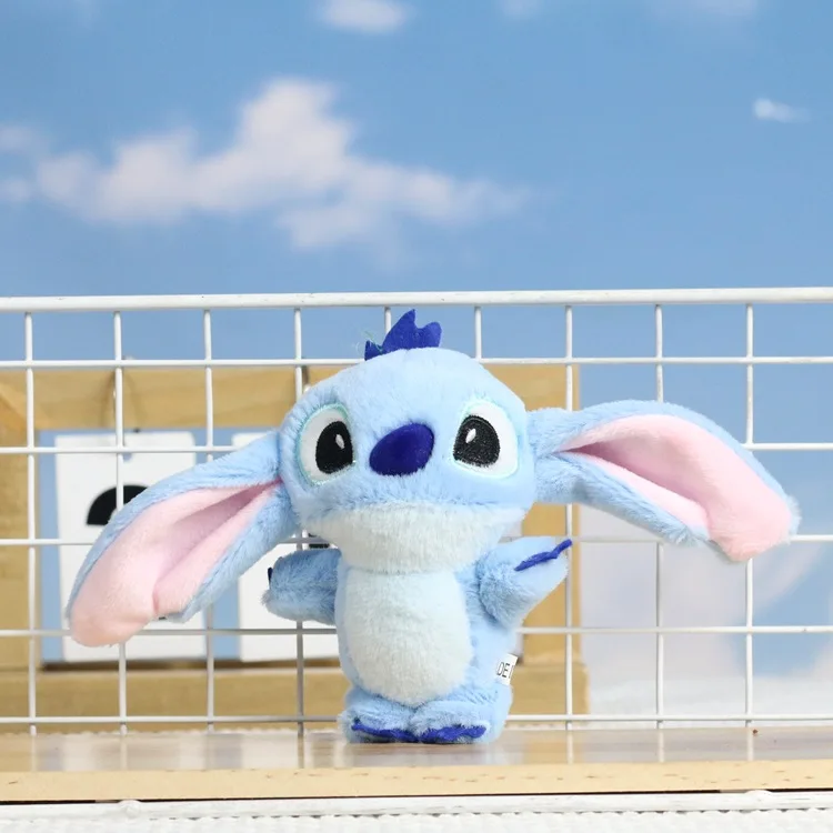 Disney Cute Lilo & Stitch Purple Stitch Pendant Plush Toy Cartoon Kawaii  Stitch Figure Student Bag Couple Bags Pendant Gift - AliExpress