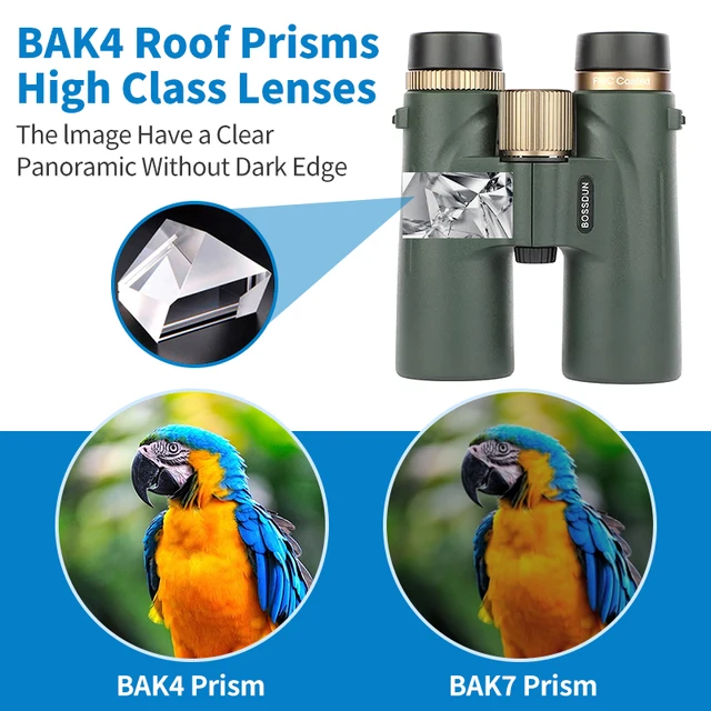 12x42 Binoculars Professional ED Lens Telescope Powerful Long Range BAK4 Prism For Hunting Outdoor Camping IPX7 Waterproof 2