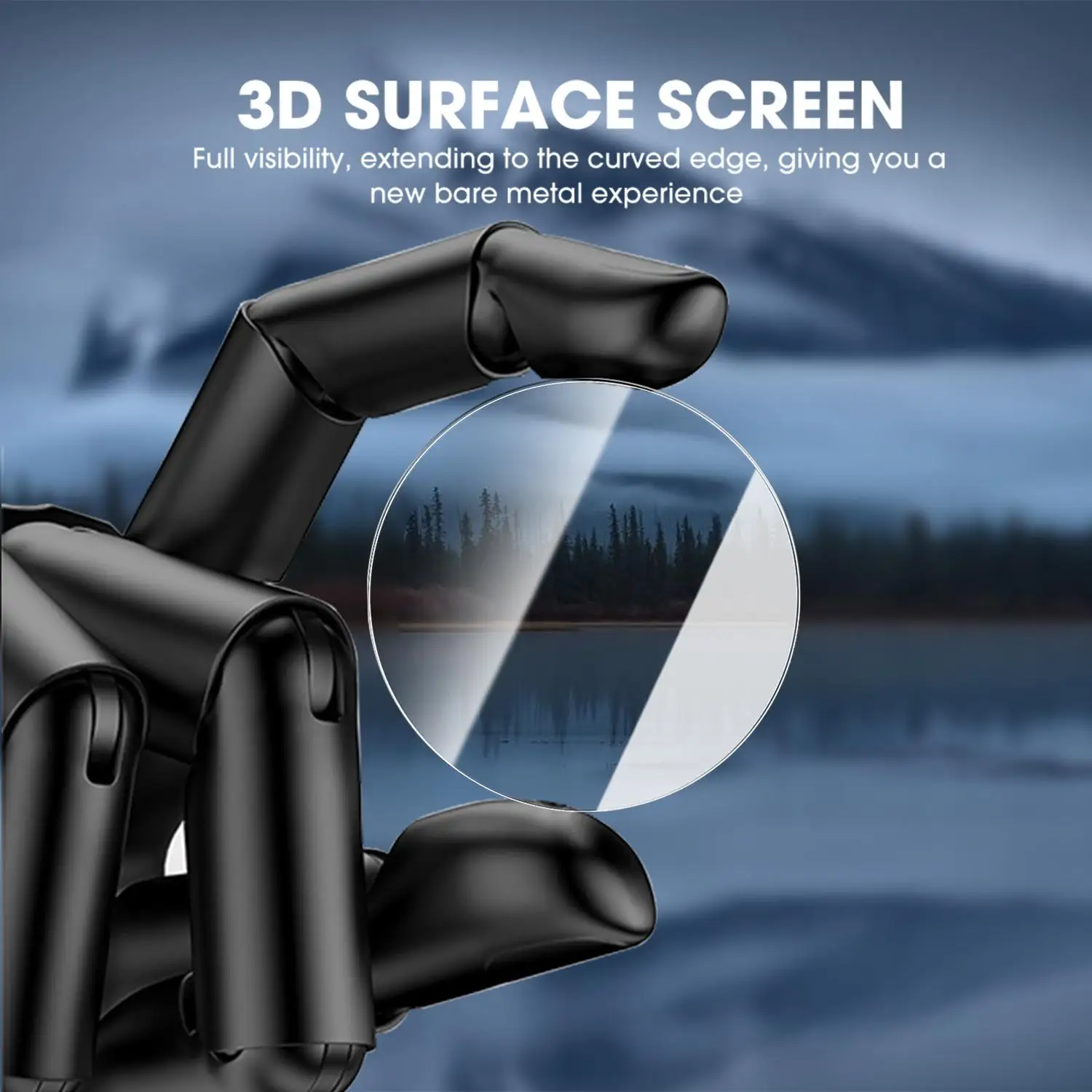 Ultra Clear Tempered Glass Screen Protector with Easy Installation Kit