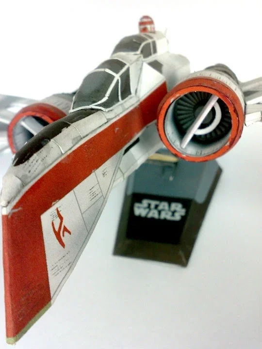 ARC-170 Starfighter DIY 종이 모델 키트, 종이 모델 키트, 수제 장난감 퍼즐