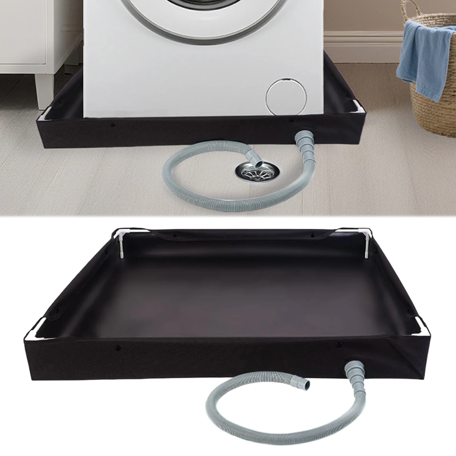 Portable Shower Pan Camping Shower Base Camping Shower Tent Floor Base for RV Outdoor Camping Shower Beach Pet Bath