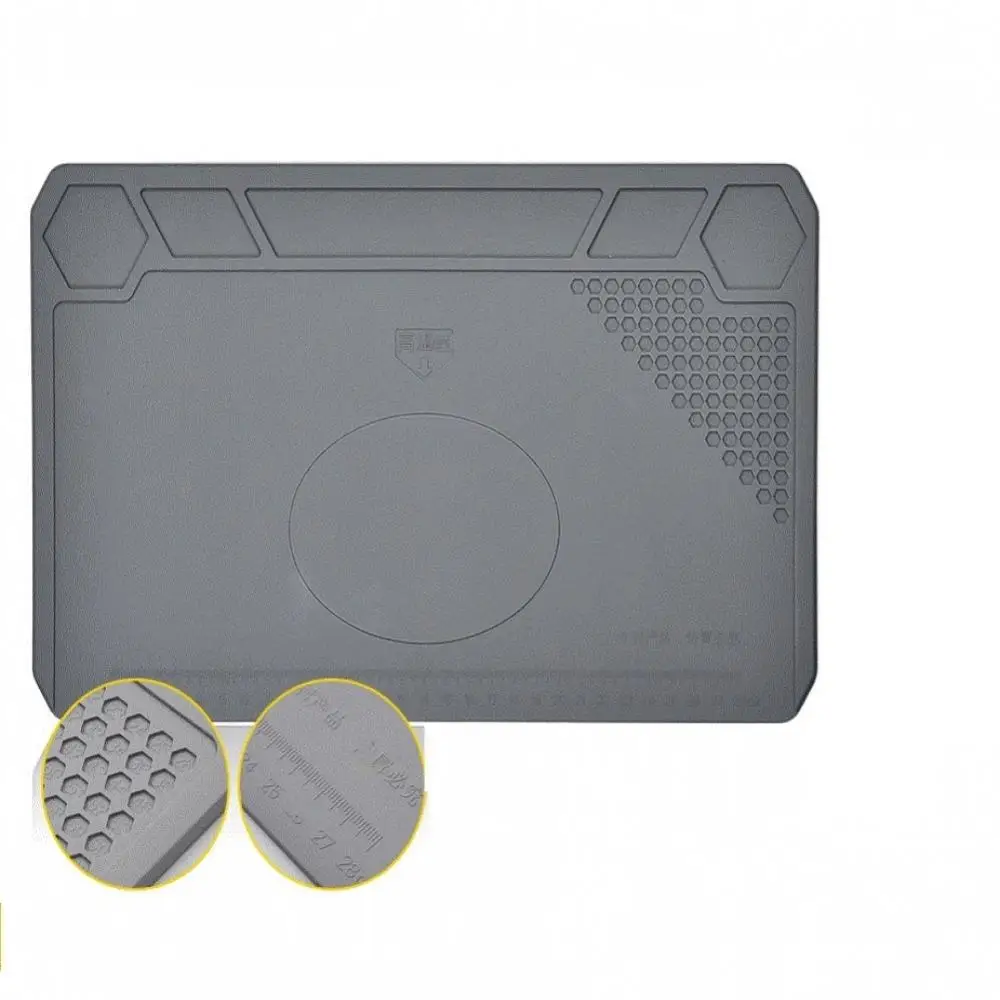 

Heat Insulation Soldering Work Silicon Repair Pad for Soldering Maintenance Work / Circuit Board Maintenance Station Mat