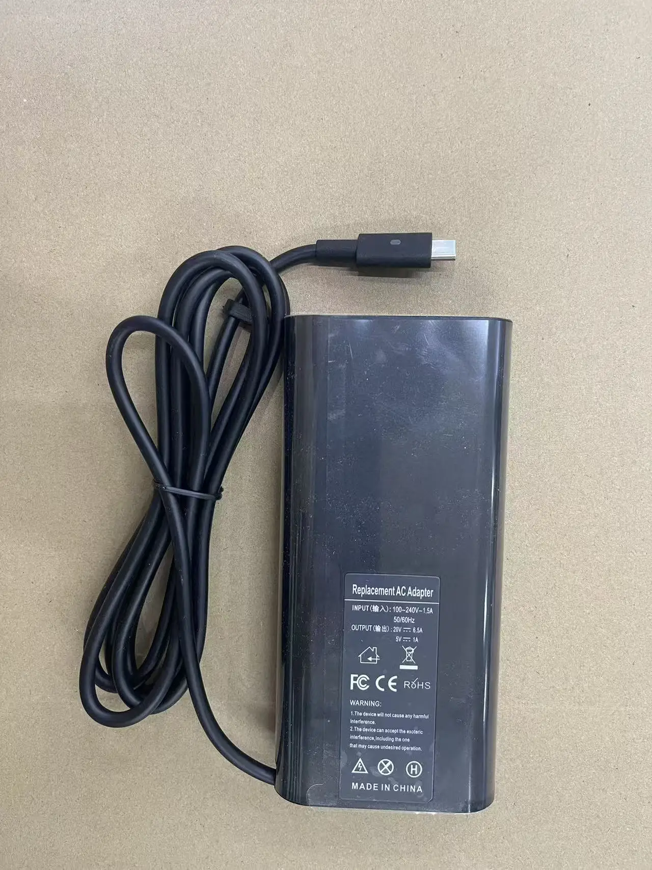 130W USB/TYPE-C 노트북 전원 어댑터 슬림형 (델 XPS15 17, 프리시전 5550 5530, 래티튜드 7410 7310 7210 9410 9510 5420 5520 5510 호환)