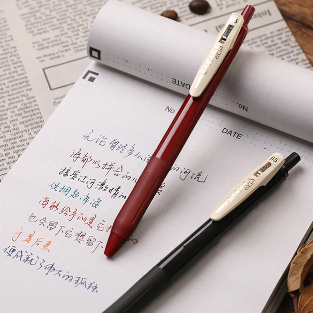 ZEBRA Gel Pen JJ15 SARASA Retro Series 0.5mm Writing Smooth Press Color Ballpoint Pen School Office Accessories Stationery