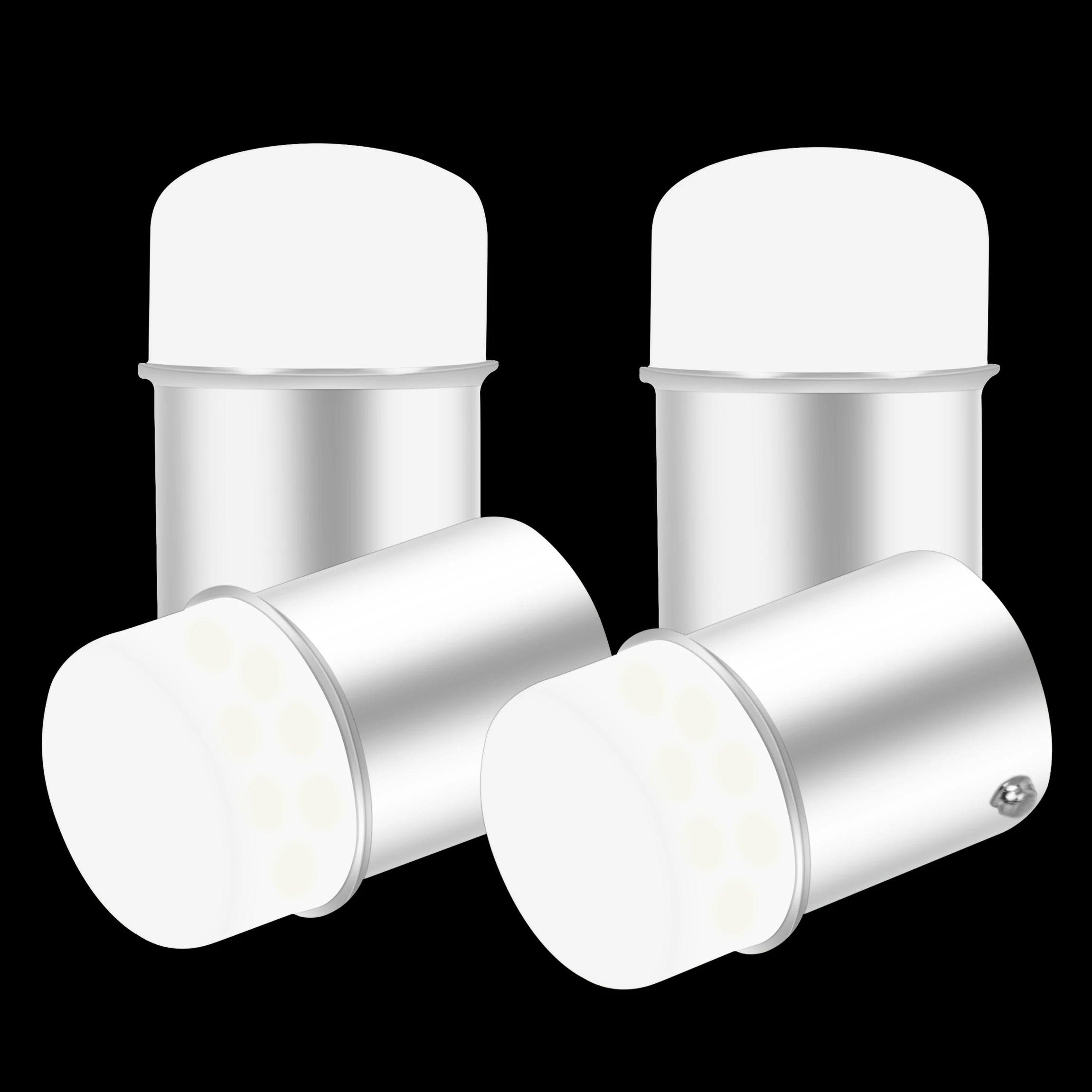 4PCS LED Car Light Bulbs - Brake, Reverse, and Turn Signal Lamps, 12V