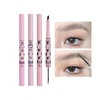 FLORTTE Eyebrow Pencil Eyebrow Tinting Cream 2-in-1 Dual Head Mascara Long Lasting Waterproof Natural Brow Makeup Cosmetics 1