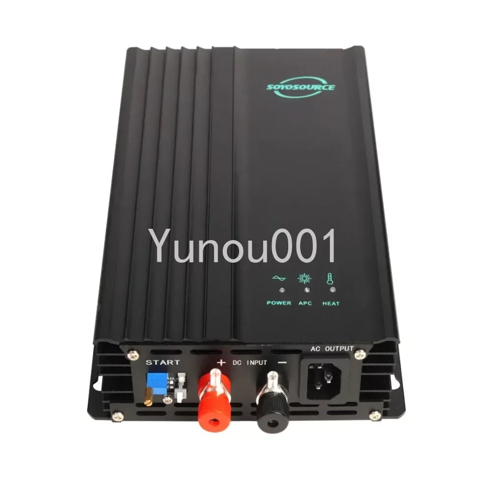 

High-frequency 600W MPPT Solar Photovoltaic Grid Tie Inverter Adjustable Power Battery Discharge Micro Grid-tied Begin