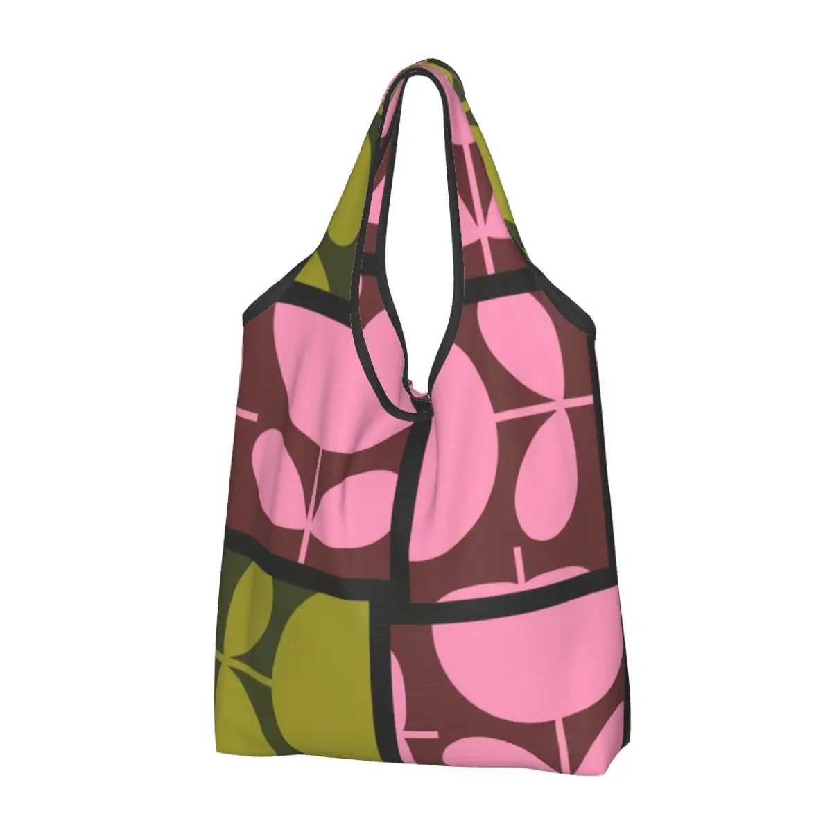 

Сумка-тоут розовая Orla Kiely с милым принтом на заказ, сумки для покупок, Портативная сумка через плечо