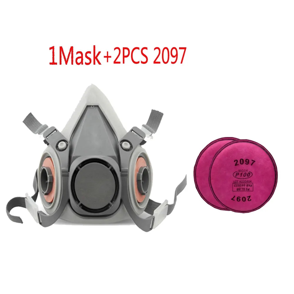 Lot de 1 à 10 Masques Anti-Poussière avec Cartouche Filtrante 2097