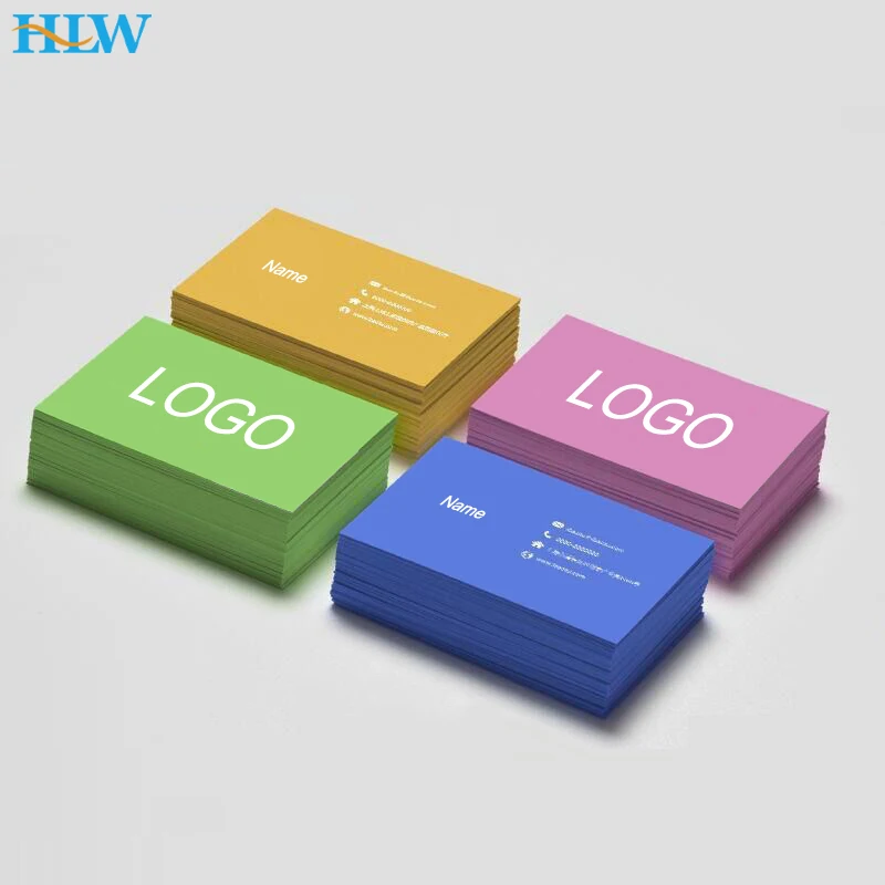 100PCS Cheap Customized Business Card Full-color Double-sided Printing Business Card Design 300GMG Paper 9*5.4CM 100ps business card production printing high end business card customized color double sided card printing business card design