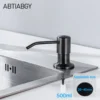 500ml Liquid Soap Dispenser Kitchen Sink Counter Lotion Soap Dispensers Manually Press Bathroom Accessories Gunmetal Red Bronze 1