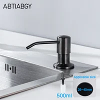 500ml Liquid Soap Dispenser Kitchen Sink Counter Lotion Soap Dispensers Manually Press Bathroom Accessories Gunmetal Red Bronze 1
