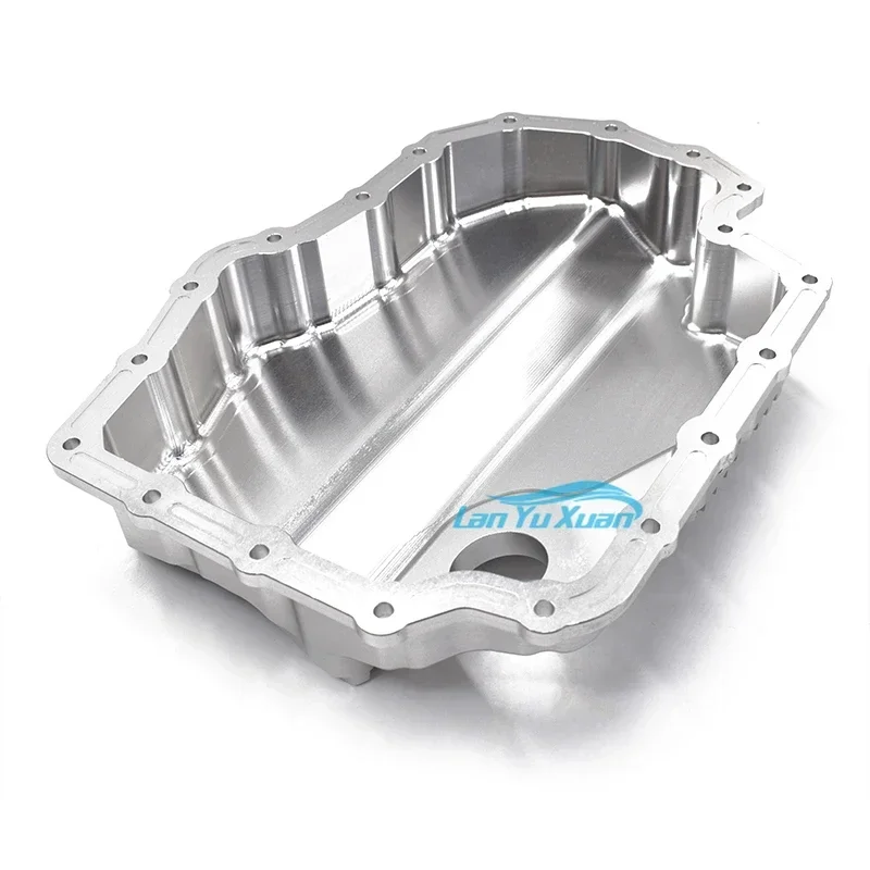 04E103600A CNC Aluminum EA211 Engine Oil Sump Pan For VW Golf MK6 MK7 A3 1.4T