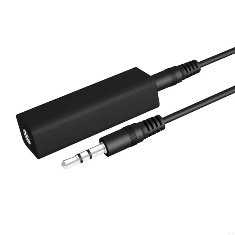 Portable Grounding Noise Isolator 3.5mm Port Sound Interferences Elimination Enhancing Sound Quality in Car and Home 896C