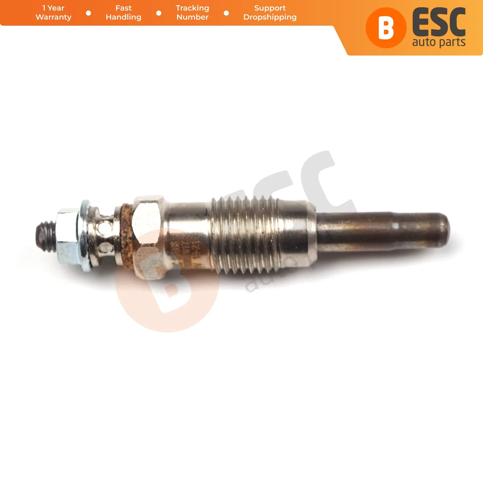 

ESC Auto Parts EGP79 1 Piece Heater Glow Plug 11 Volt 7700867617, GN959, 0100226237, 0 250 201 050, Y933J Ship From Turkey