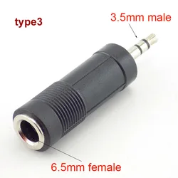 Premium Audio Adapter: 1/4 Male to 1/8 Female Stereo Connector - 10pcs (Type3)