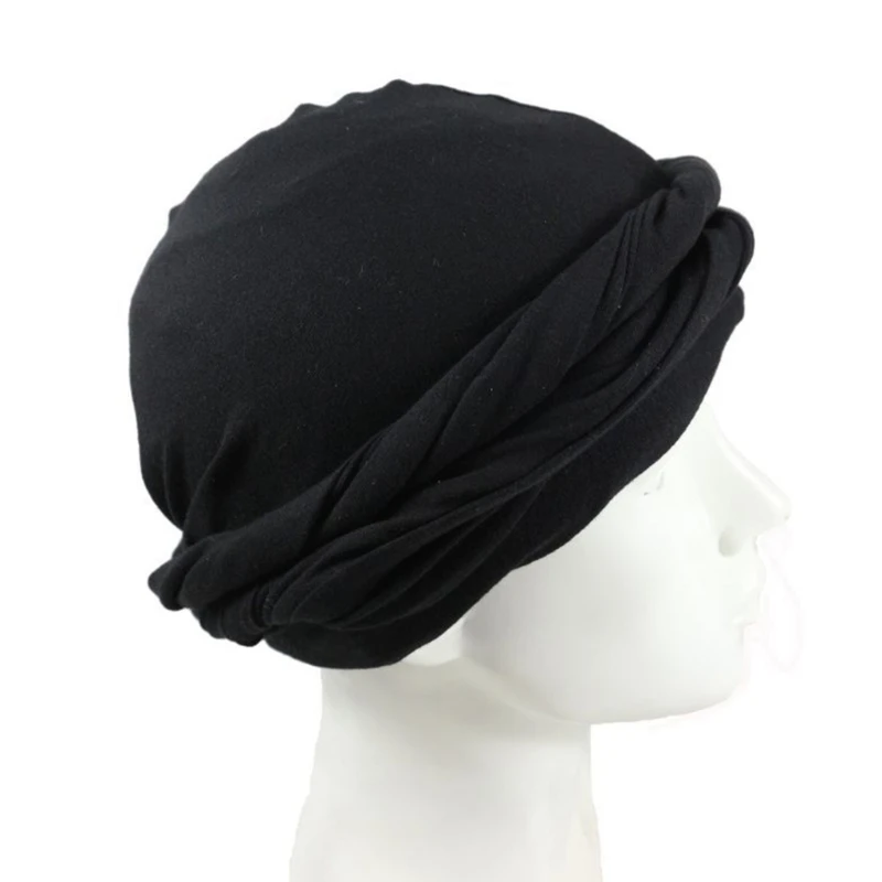 Turbante para hombre, pañuelo para la cabeza con forro de satén, Hijab  musulmán, pañuelo para la cabeza - AliExpress