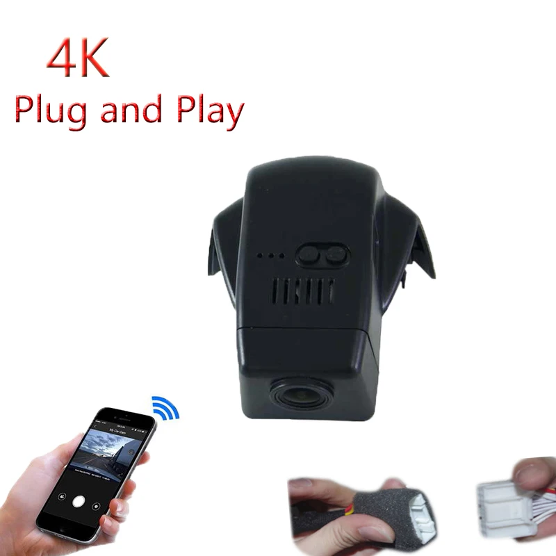 4K Plug And Play Per Volvo Xc90 Xc 90 2015- 2021 Xc40 2020-2022 Car Dvr Dashcam Videoregistratore Wifi Dvr Dash Camera Fhd 2160P