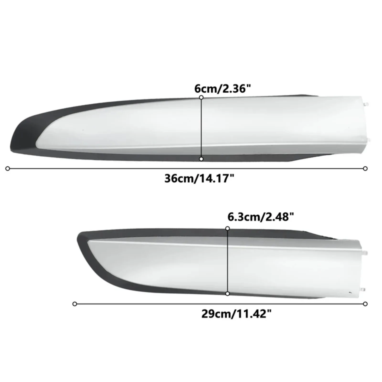 For Toyota RAV4 RAV 4 XA40 2013 2014 2015 Roof Rack Rail End Cover Shell Cap Baggage Rack Cover 1-4pcs car exterior parts