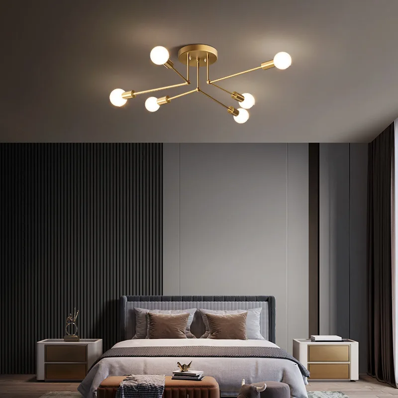 

Mdern LED Chandelier Minimalist Art Ceiling Lamp For Living Room Bedroom Dining Room Hotel Nordic Home Interior Decoration Light
