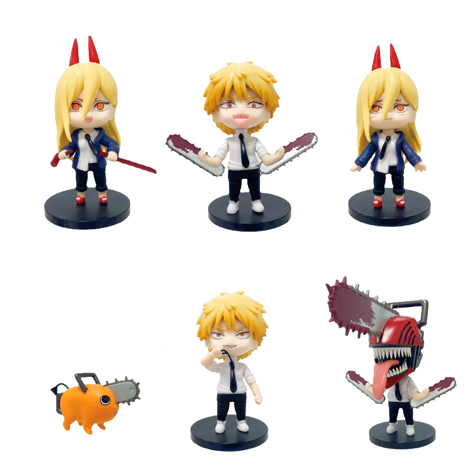 Motosserra Homem Denji Anime Figura Chainsaw Man Denji Power