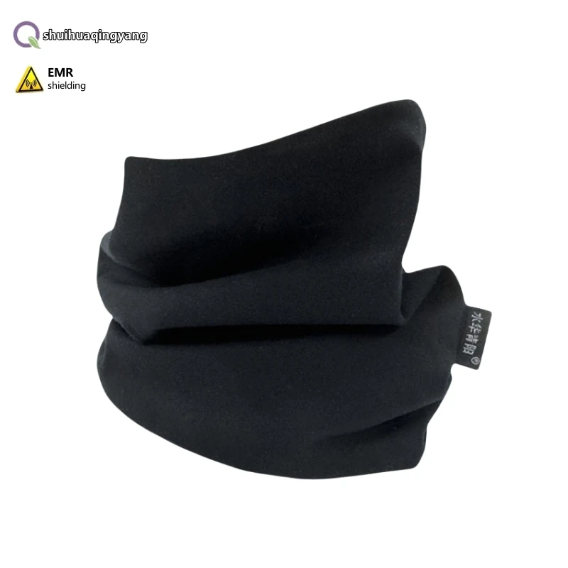 Electromagnetic radiation protection silver fiber scarf computer mobile phone EMF shielding protecting the thyroid scarf
