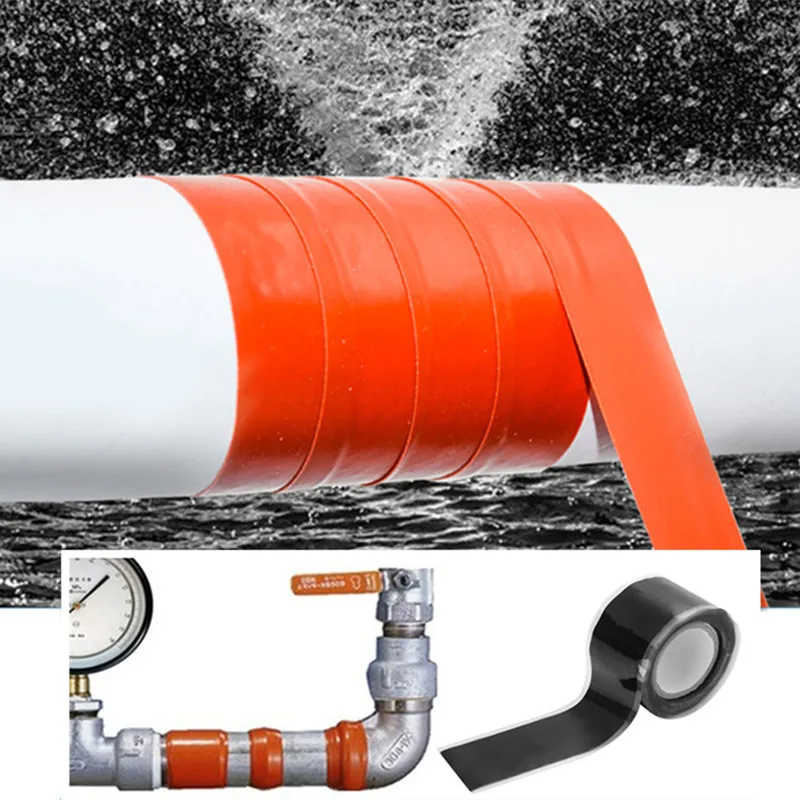 

150cm Super Strong Waterproof Tape Stop Leaks Pipe Seal Repair Tape Performance Self Fix Tape Self-adhesive Insulating Duct Tape