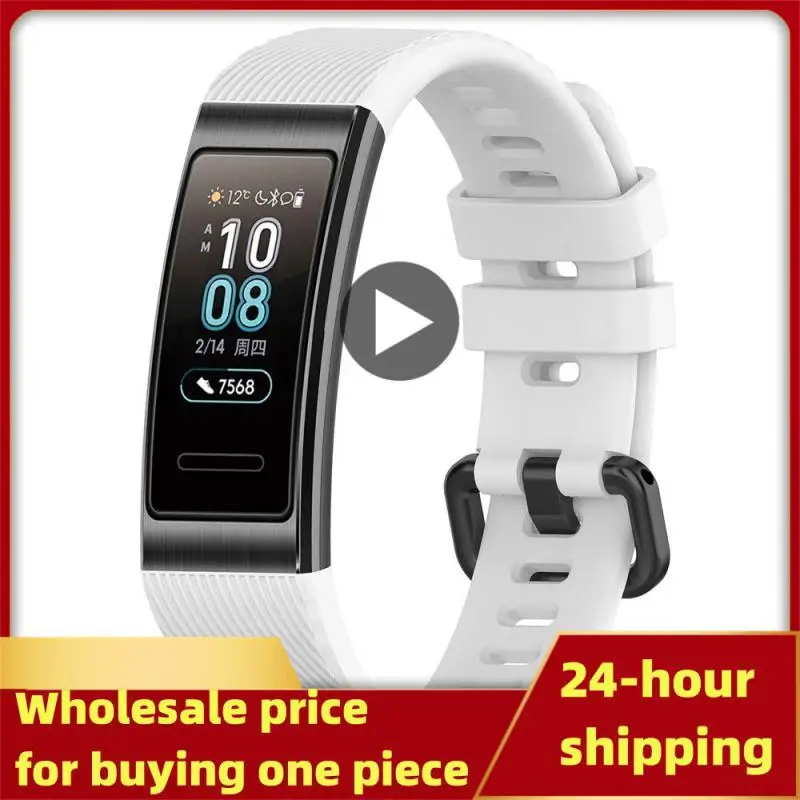 

Sport Silicone Watchband For Band 3/Band 3 /Band 4 Wristband Replacement O-riginal Soft Fashion Strap Bracelet