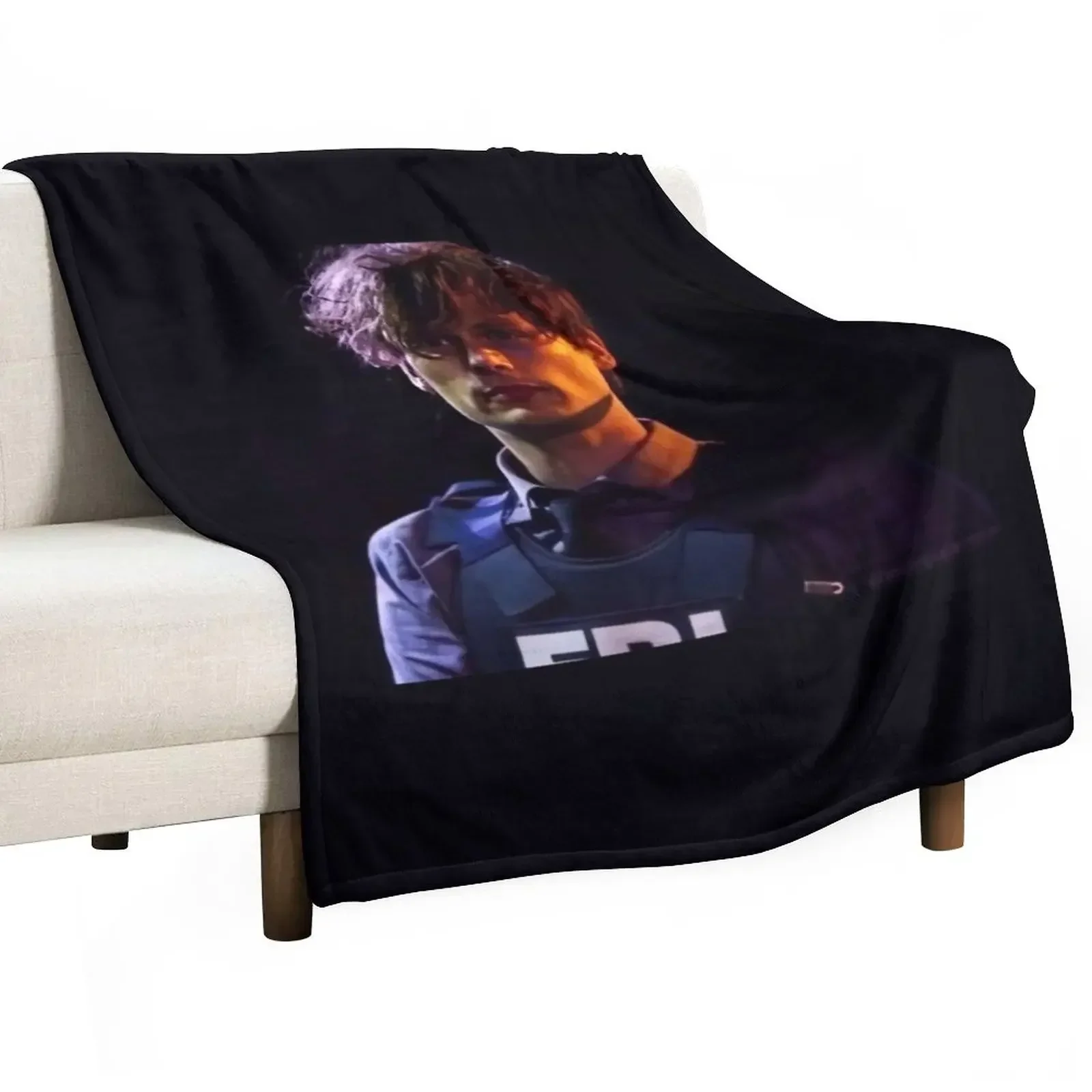 

FBI vest gubs Throw Blanket Loose Travel Blankets