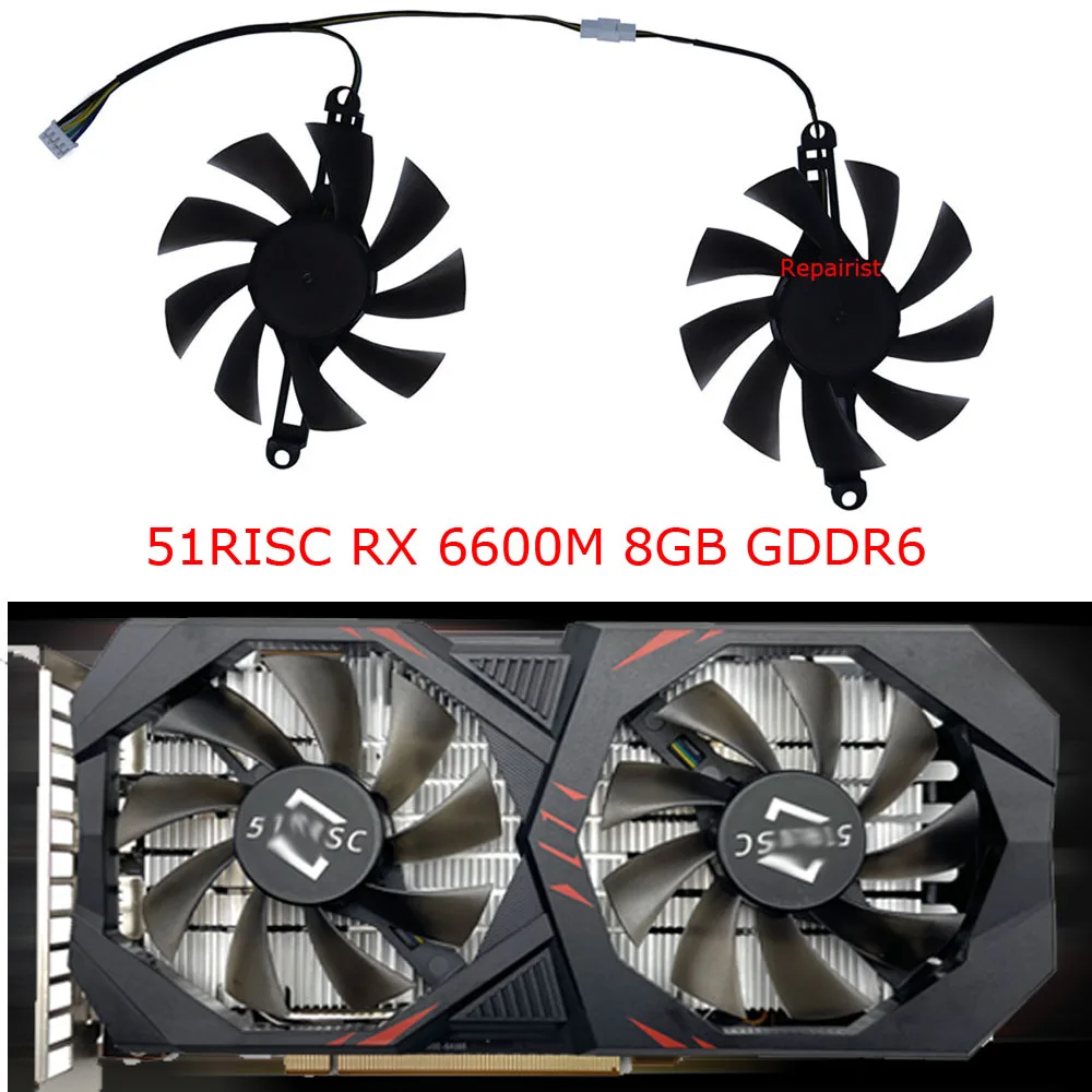 para 51risc RX6600M,PARA ALSEYE RX580, para AFOX