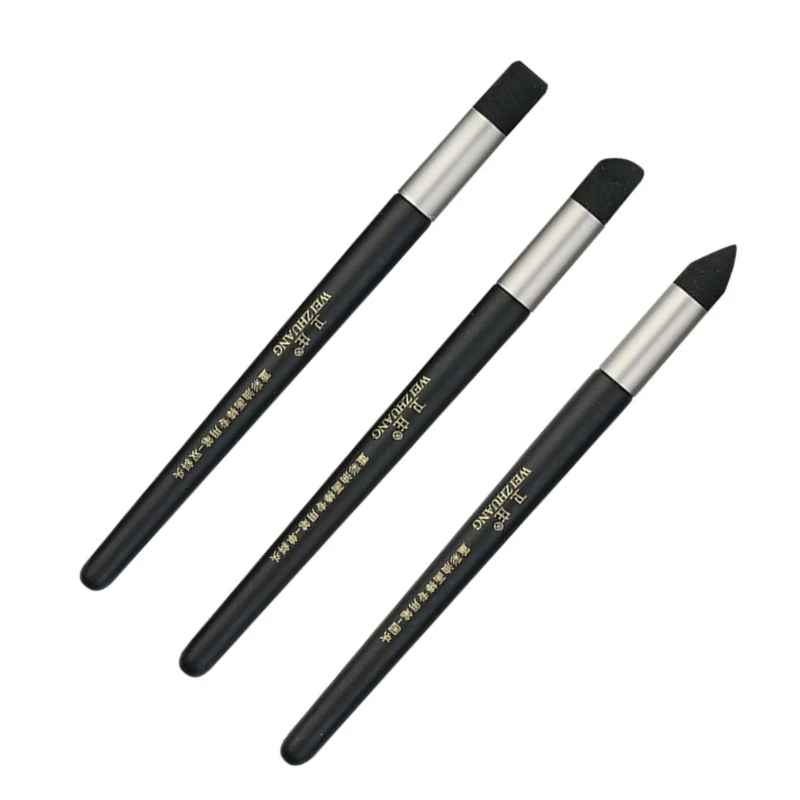 Color Shaper Painting Tool Color Shaper Tool Paint Brush Inclined Tip/Round Tip Pastel Blending Tools for Oil Painting