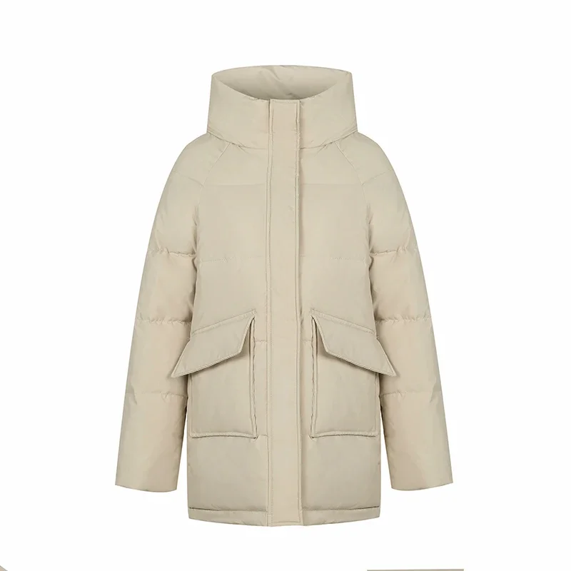 New Winter Women Mid-long Parkas Jackets Casual Thick Warm Hooded Pattern Coat Female Winter Outwear Jacket parkas