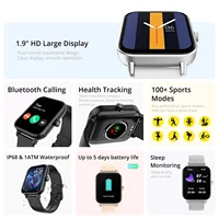 COLMI P81 Voice Calling Smart Watch Ultra 1.9 inch Screen 24H Health Monitor 100+ Sports Modes, Bluetooth Smartwatch Men Women 2