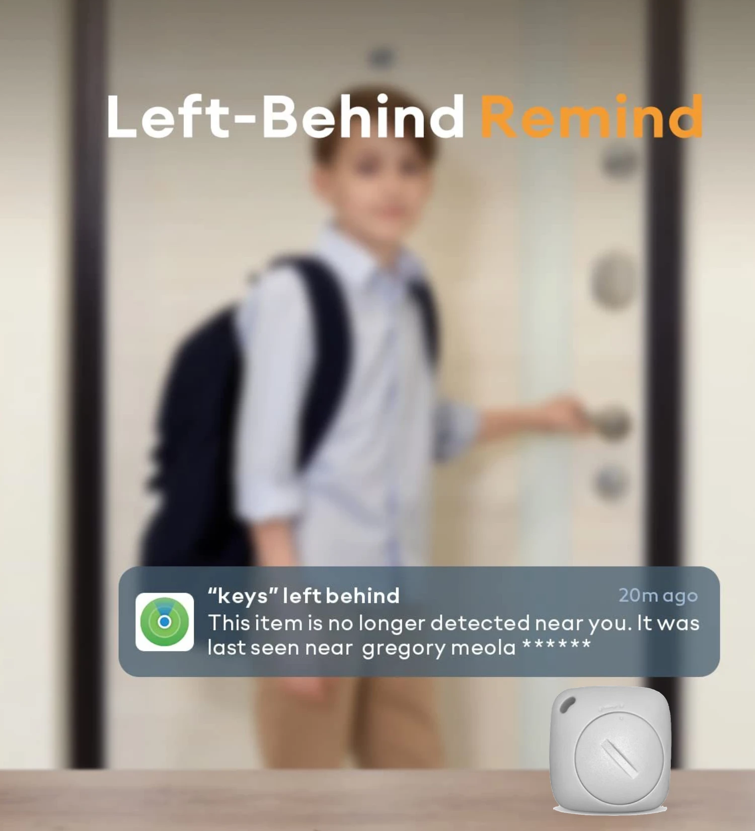 IOS 시스템과 함께 모바일 도난 방지용 미니 스퀘어 로케이터, 분실 방지 GPS 추적기