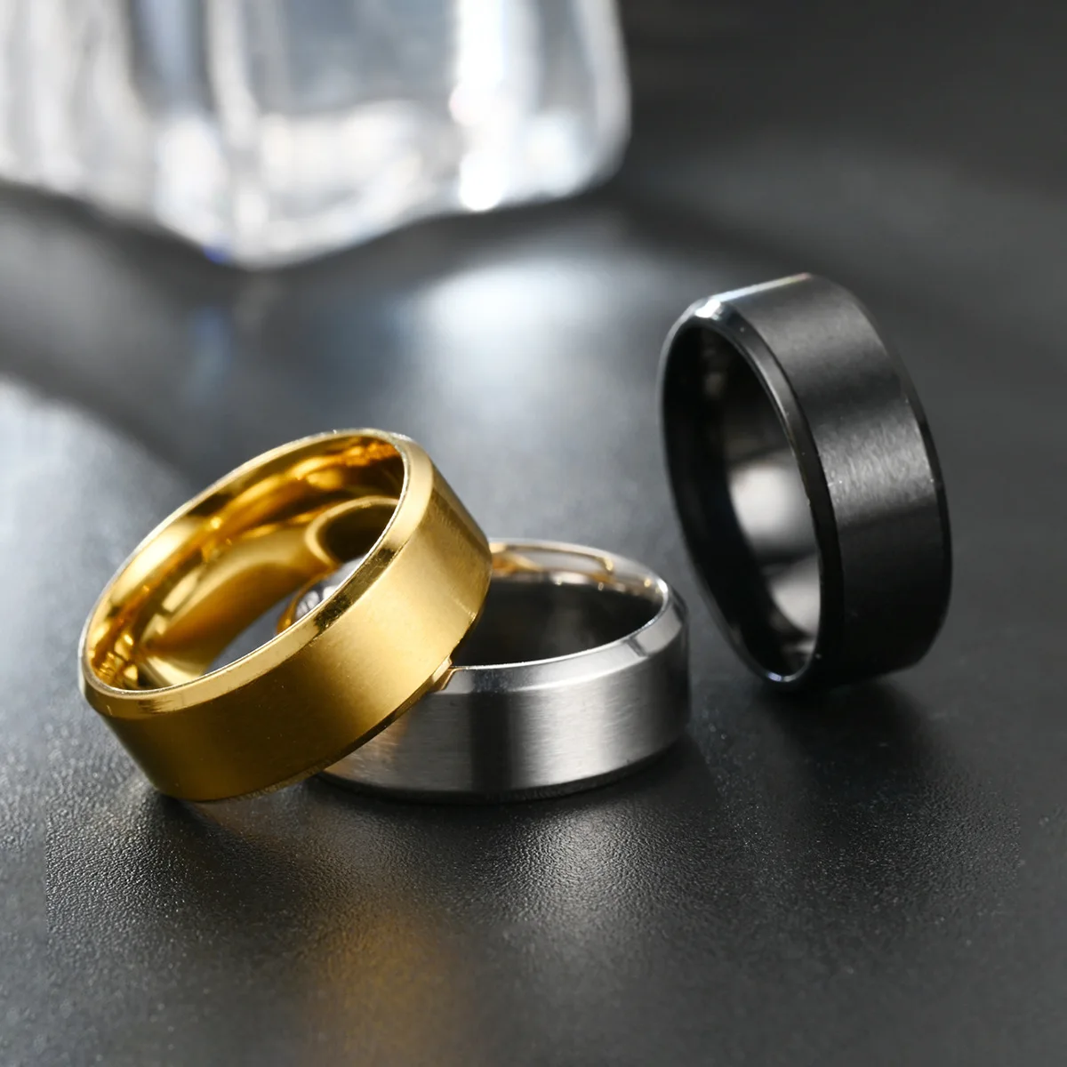 8MM Classic Stainless Steel Ring - Wearability