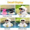 Car Duck Rubber Duck Car Ornaments Duck Car Dashboard Decorations 3