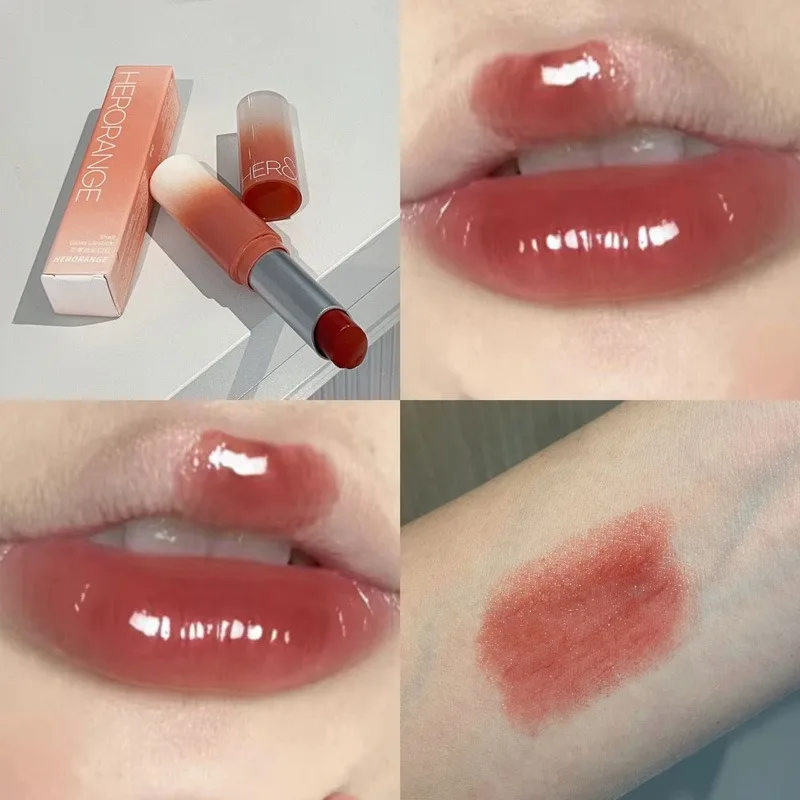 thumbnail image 1 of HERORANGE Pearl Radiance Shimmer Lipstick — High-Color Payoff, Long-Lasting, Hydrating Mirror Finish, Non-Transfer, 1 of 5