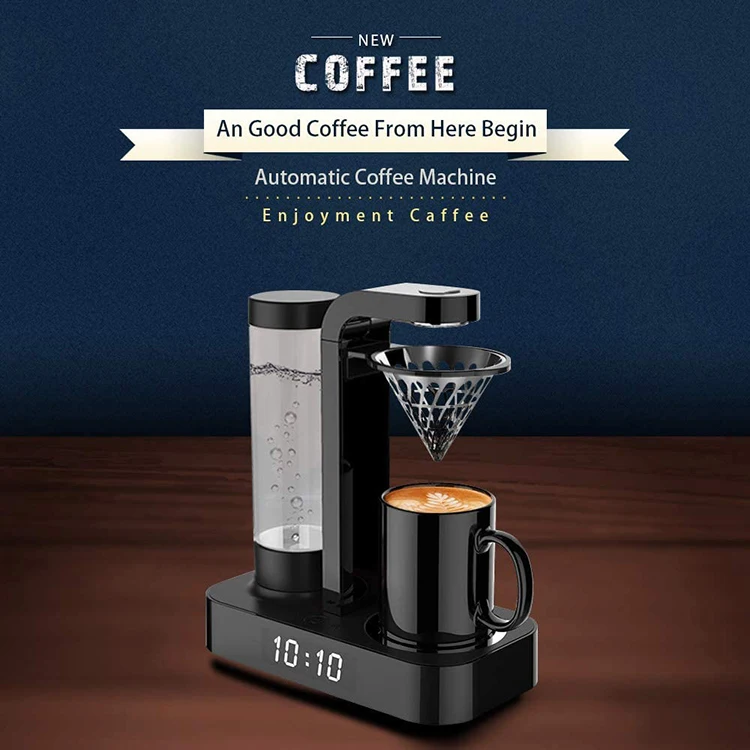 Description Picture 3 of itemPortable Commercial Stainless Steel Electric Automatic Drip Espresso Coffee Machine Manual Battery Powered Express Coffee Maker