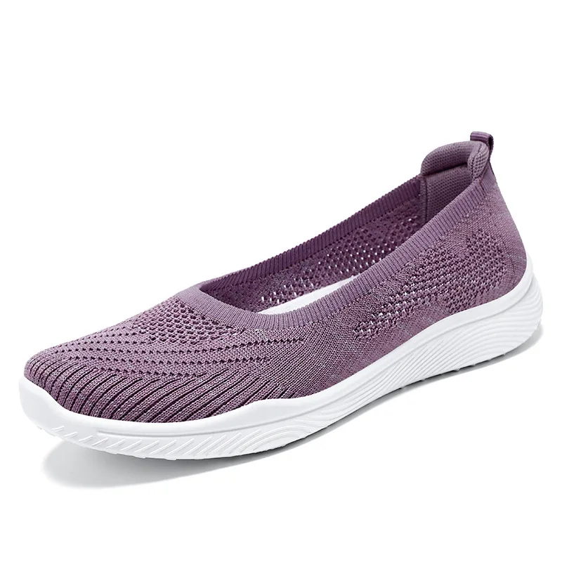 Sneakers Shoes Women Running Summer Mesh Breathable Walking Shoe Non-slip Handmade Weave Lightweight Ladies Flats Casual Shoes