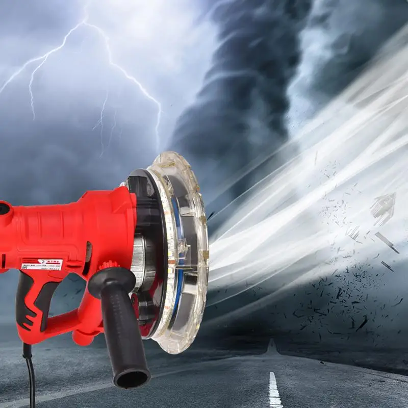 1250w Electric Wall Grinding Machine Handheld Sander Dustfree Wall Grinder Sandpaper Machine