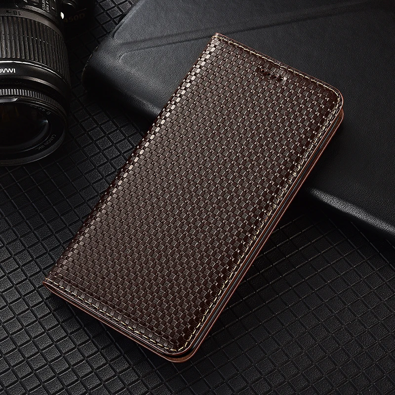 Genuine Luxury Leather Magnetic Flip Phone Case For OPPO Realme 2 3 5 6 Pro 3i 5i 5s 6i 6S Business Wallet Cover