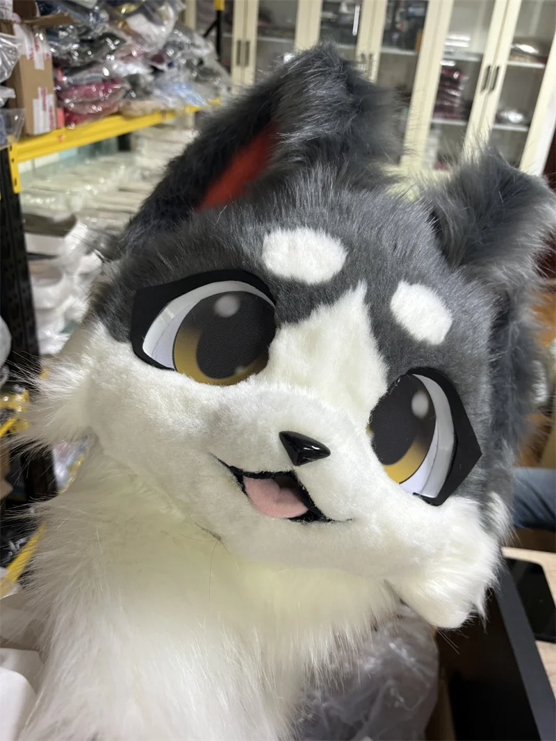 

Fursuit Animal Head Beast Costume Fursuit Furry Head Kawaii Cute Dog Wolves Beast Head Costumes And Accessories Suit
